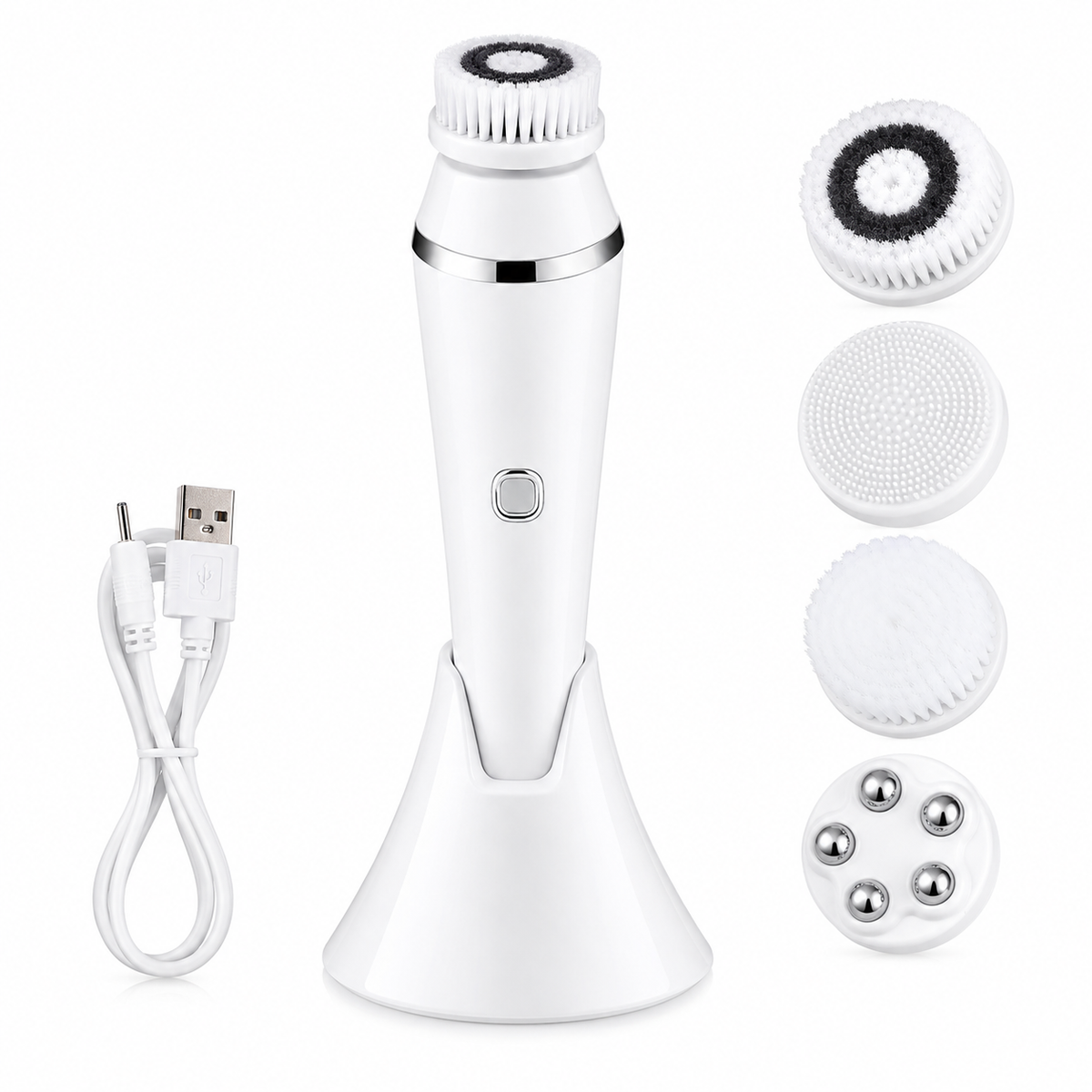 4-in-1 Facial Cleansing &amp; Massage Brush