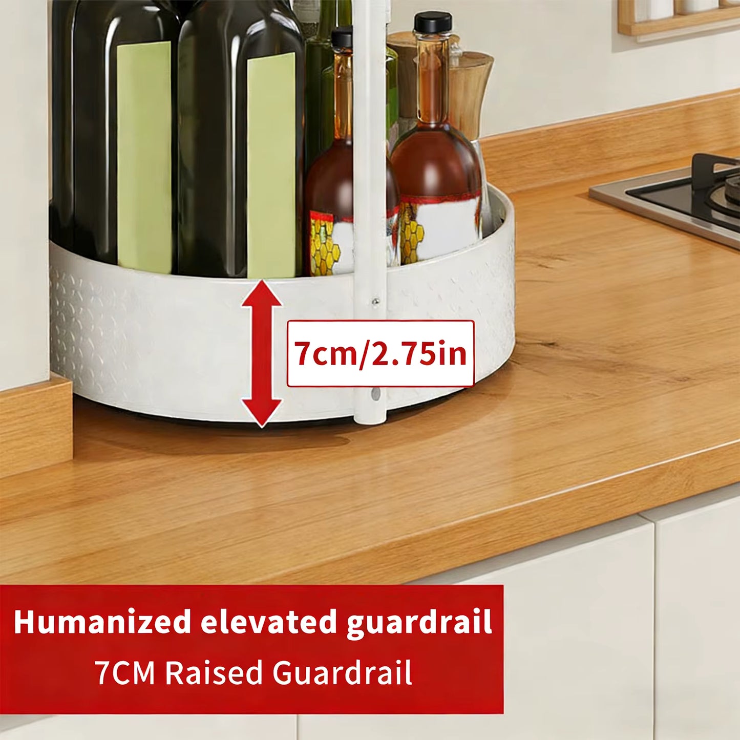 2-Tier 360° Rotating Spice Rack