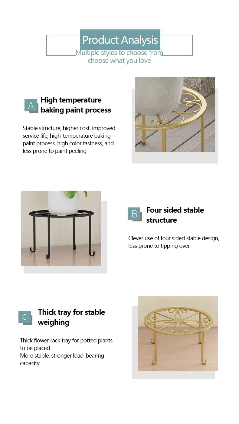 European Style Iron Plant Stand