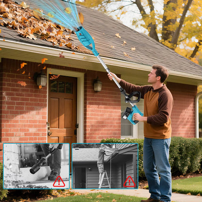 2-in-1 Cordless Leaf Blower & High-Pressure Air Duster
