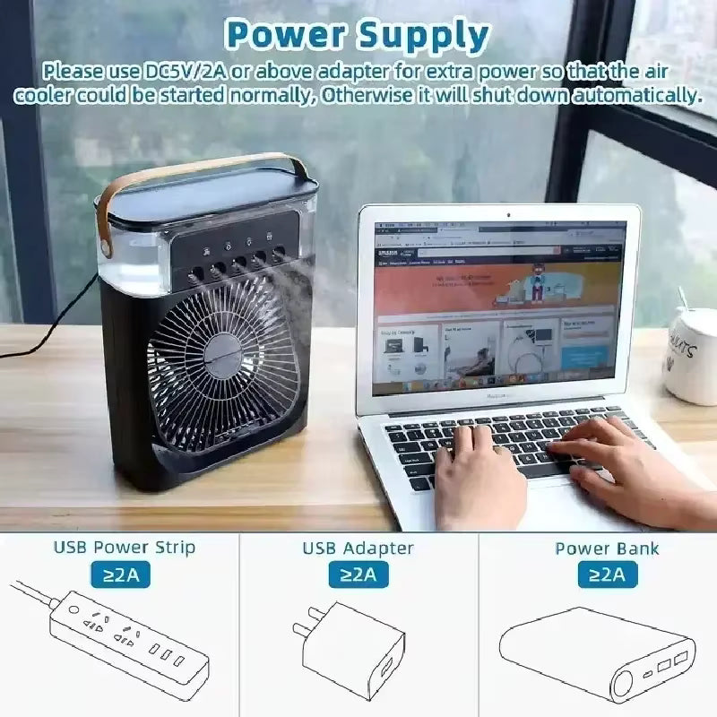 ArcticMist Pro | 3-in-1 Personal Air Cooler & Ultrasonic Humidifier