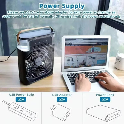 ArcticMist Pro | 3-in-1 Personal Air Cooler & Ultrasonic Humidifier