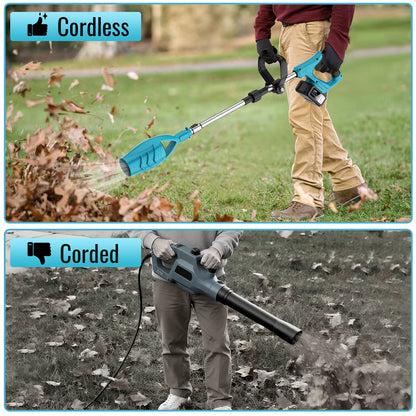2-in-1 Cordless Leaf Blower & High-Pressure Air Duster