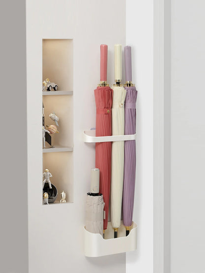 Wall-Mounted Umbrella Organizer.