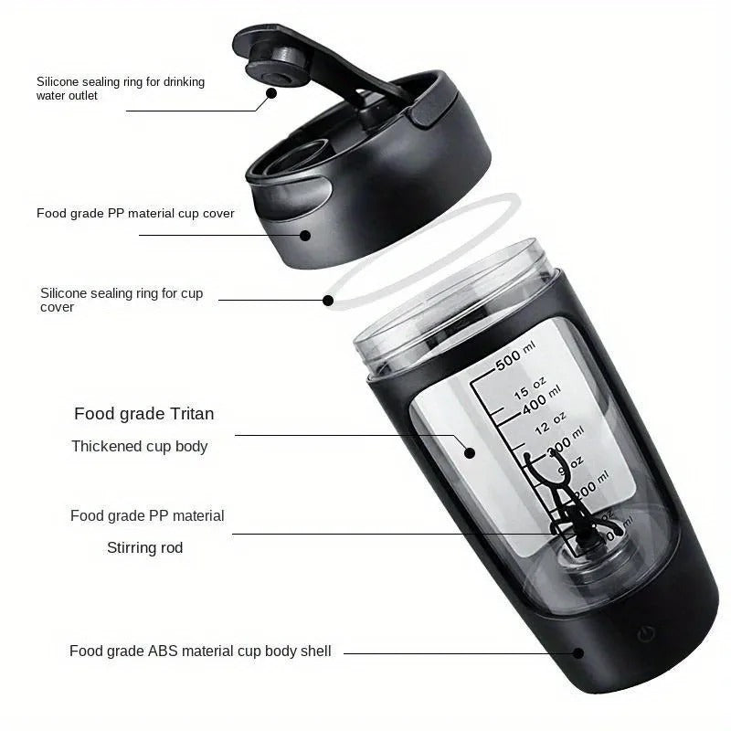 The Electric Protein Shaker Bottle