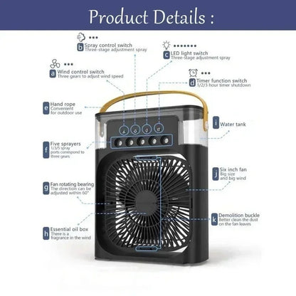 ArcticMist Pro | 3-in-1 Personal Air Cooler & Ultrasonic Humidifier